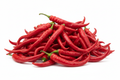aji cacho de cabra a granel con fondo blanco