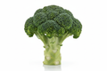 brocoli unidad en fondo blanco