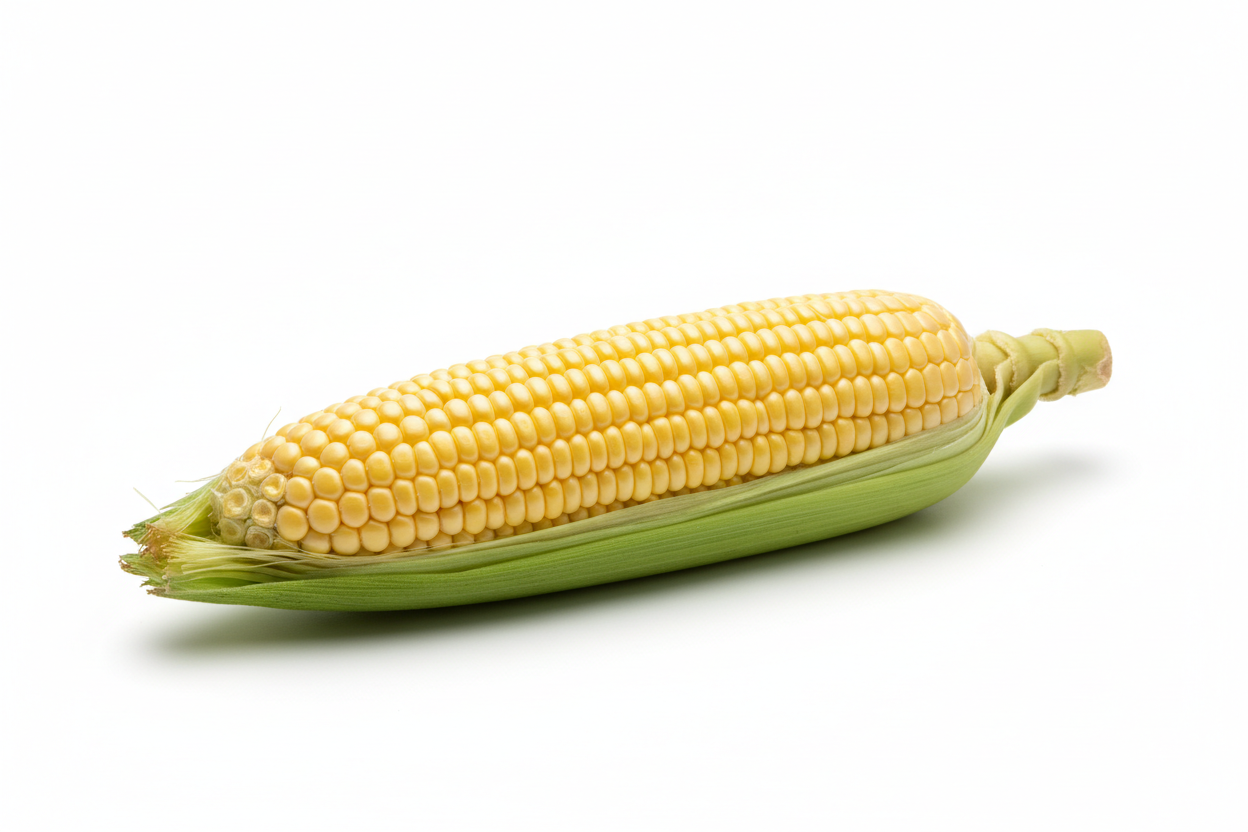 choclo humero en fondo blanco 