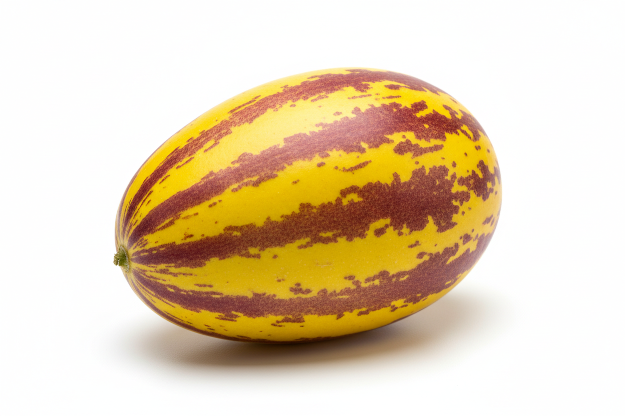 pepino de fruta en fondo blanco